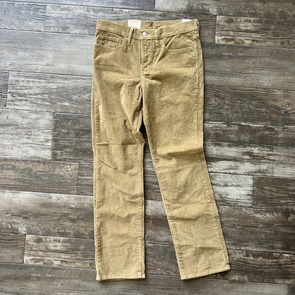 Levis 314 Shaping Straight NWT Mid Rise Corduroy Jeans Brown Size 30 (32) x30 - Picture 1 of 9